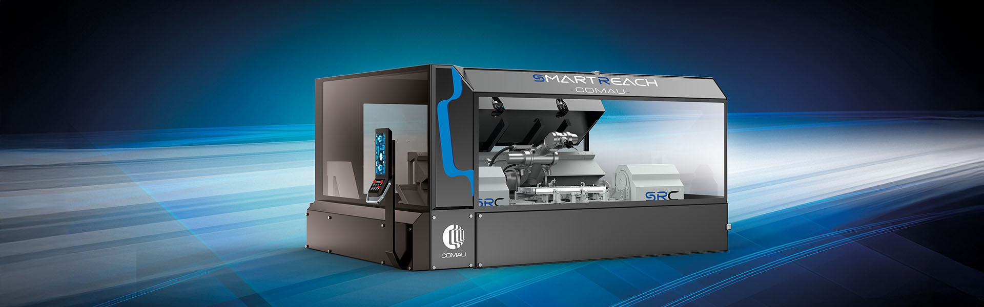 SmartReach Comau for highly flexible machining